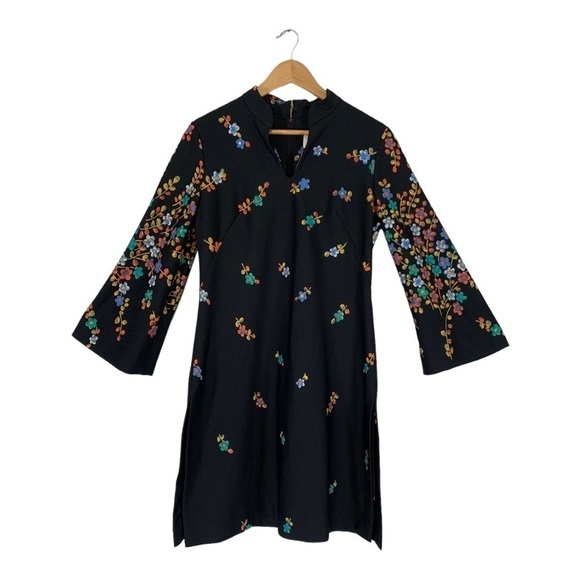 Vintage Tanglwood 1970s Midi Dress Size Large - Picture 1 of 7